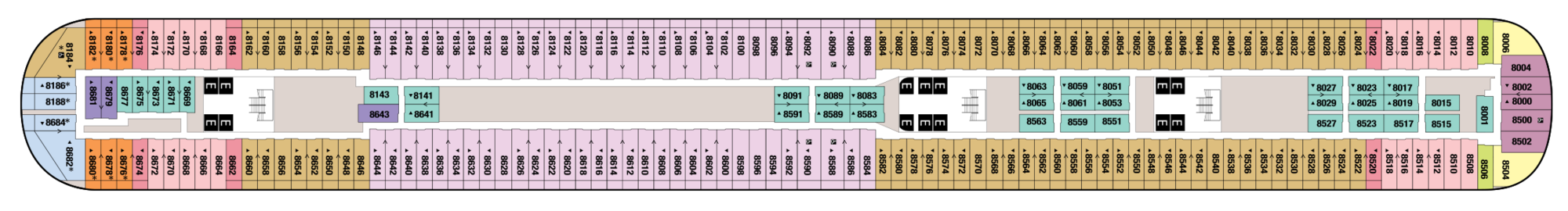Deck 8 plan